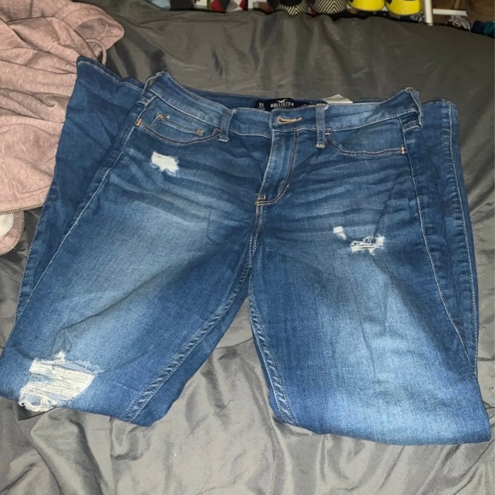 Hollister ripped jeans